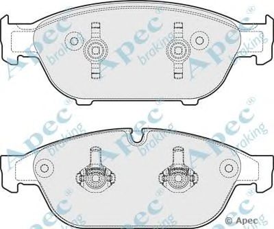 APEC BRAKING pad1784 -  Комплект тормозных колодок, дисковый тормоз